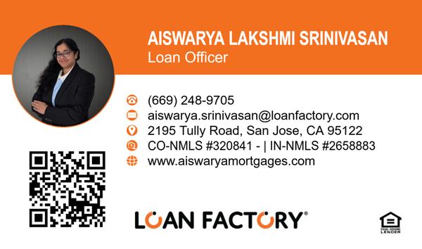 Aiswarya Lakshmi Srinivasan - Loan Factory