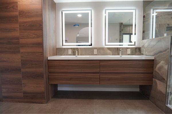 Livermore master bathroom remodeling.