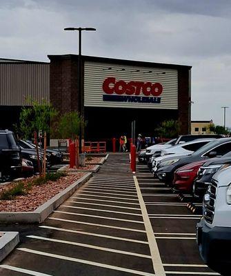 A view from the parking lot