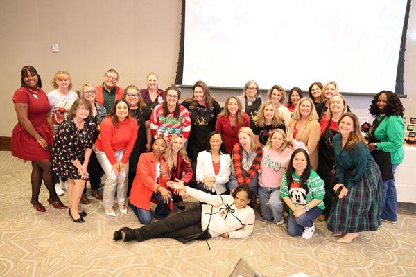 Group photo from Adventh Health Candle Making Team Building