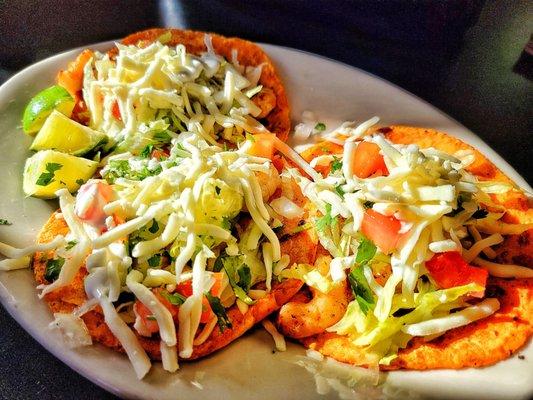 Shrimp Tacos "All the Way", great tacos!