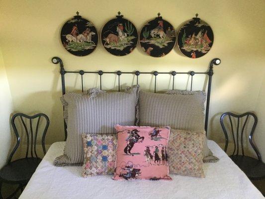 Have a restful night’s sleep on the queen size bed with premium mattress in ‘Ain’t She Cute’.