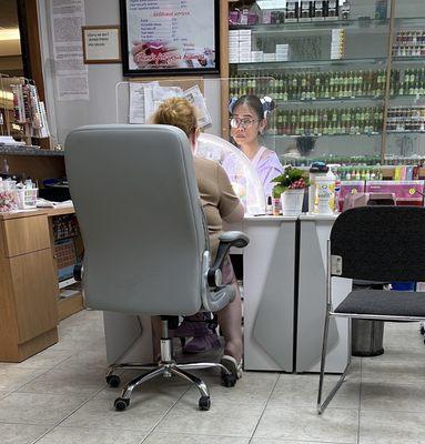 The nail tech that was very rude to me and the other lady that was there!