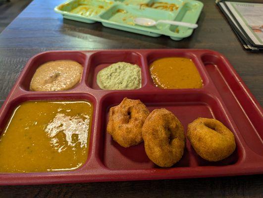 3 Vadas and Sambhar - $3