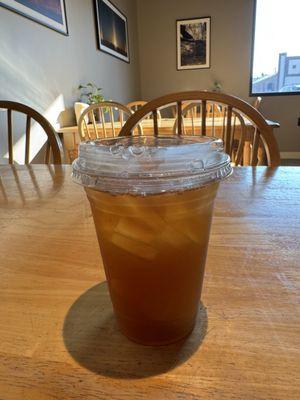 Green iced tea.
