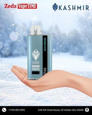 Elevate your vape game with Kashmir Vape 6000 Puffs at Zedz Vapetime Holden!