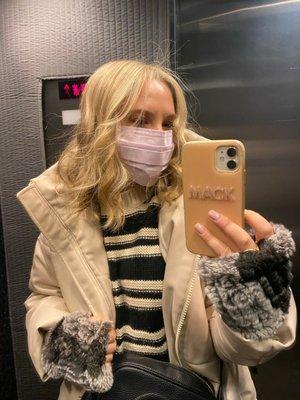 Highlights, trim and blowout from Nora.