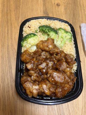 General Tso's with fried rice