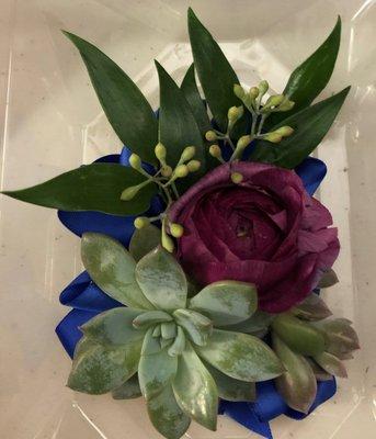 Succulent Corsage