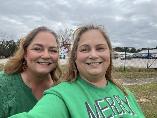 Me and my twin sister I showed here.