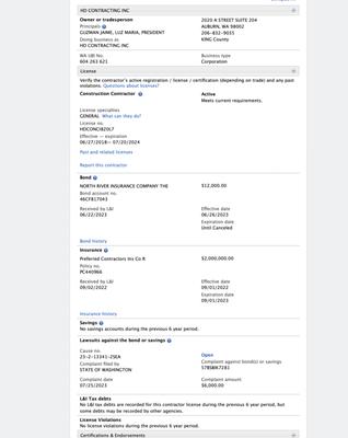 WA STATE SUIT AGAINST THIS COMPANY