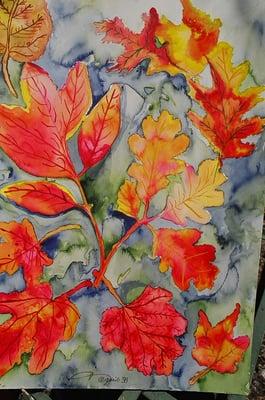 Autumn (Automne) - http://www.frenchandenglish.com/other-services/paintings-photographs