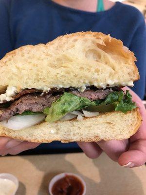 Homemade bun!