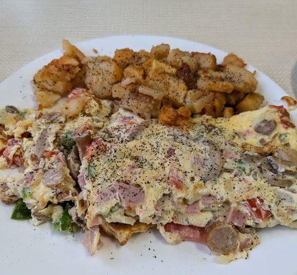 House Special Omelet $18 (with toast)