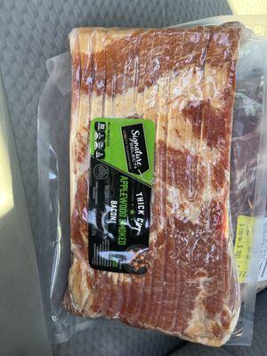 Apple wood bacon