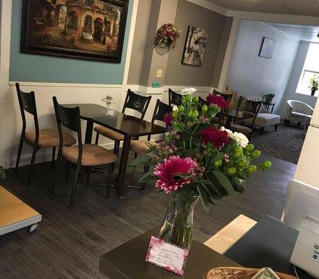 Exhale with us! Sit, sip and shop!