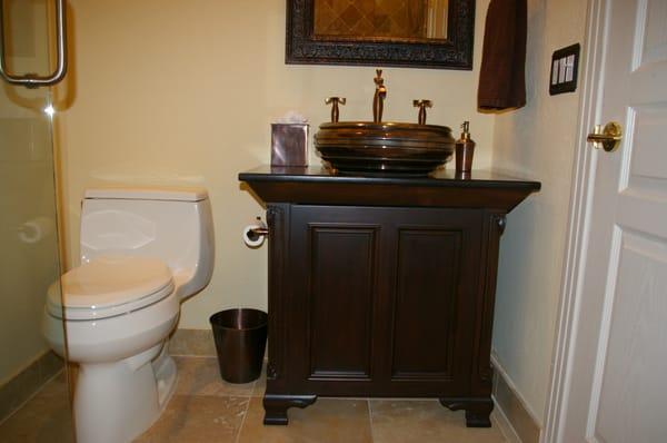 Powder room remodel