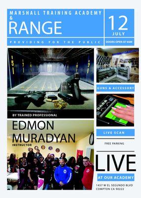 We have Training Classes, Range, Fingerprinting, Store all under one roof.