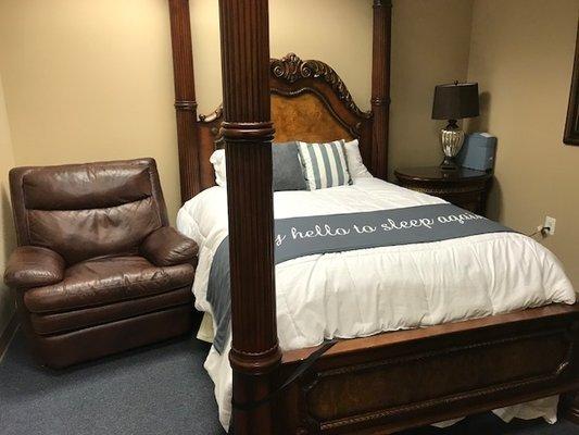 Private Bedroom with recliner