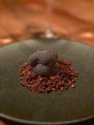Chocolate Mousse, Crunchies and Hazelnut