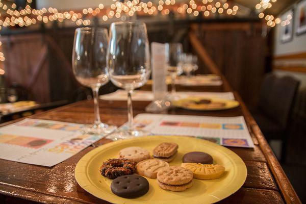 Ever had wine and cookies?