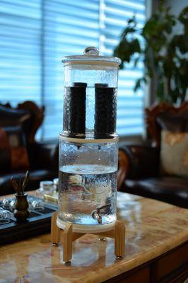 The Water Machine on a desk