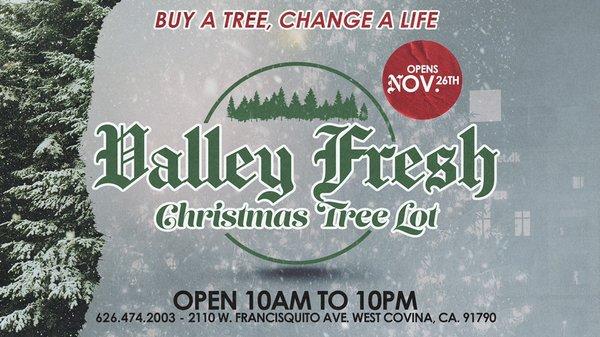 3 ways you can support us
1. Buy your tree from us
2. Refer friends & family
3. Volunteer to help
Bringing the Christmas spirit to the SGV!
