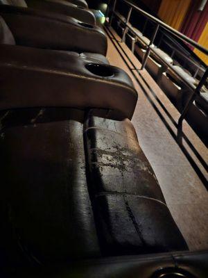 Seating needs immediate replacement.