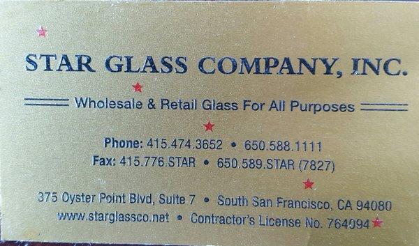 Star Glass Co, Inc