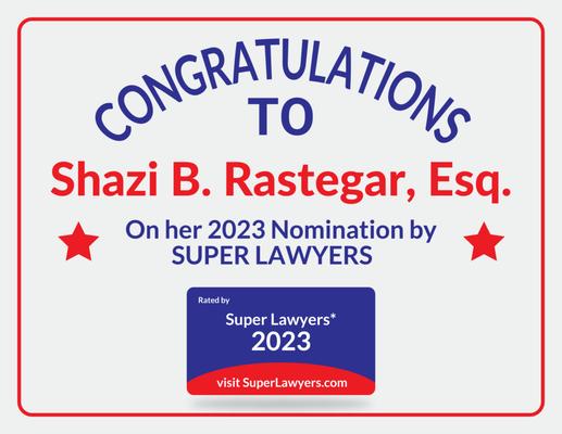 Thank you for the recognition Super Lawyers!
