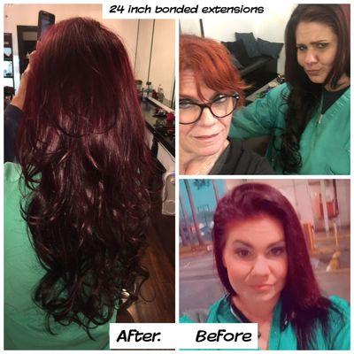 Yes bonded extensions also