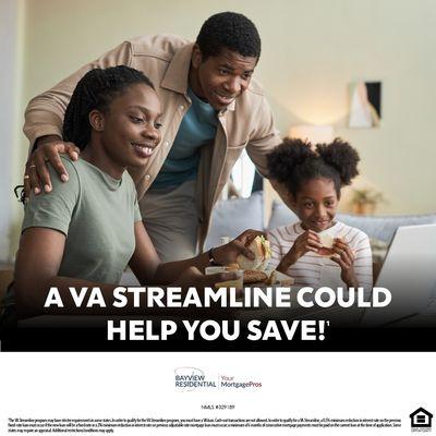VA Streamline refinance