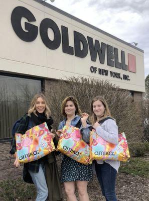 Stylists visiting Goldwell New York.