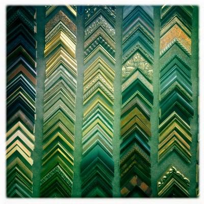 small portion of available mouldings in our store