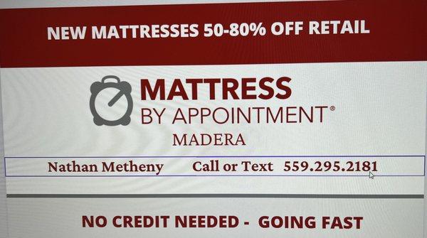 Mattress By Appointment Madera