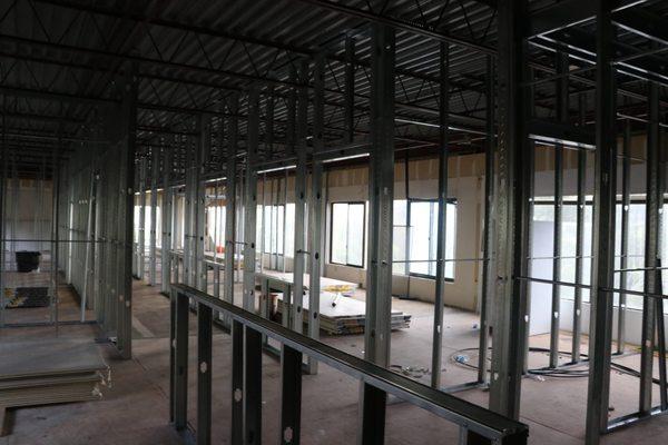 Commercial Offices, Metalstud Framing
