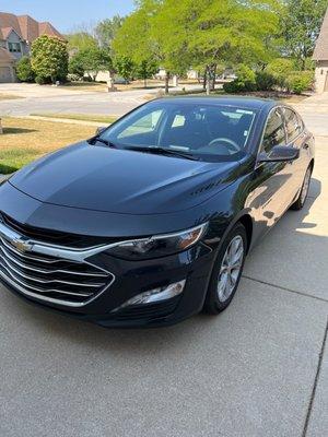 Chevy Malibu- for the full size car I booked