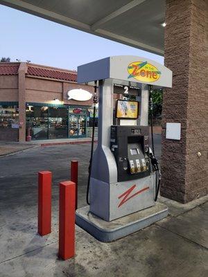 30¢ less per gallon than the Circle Ks.