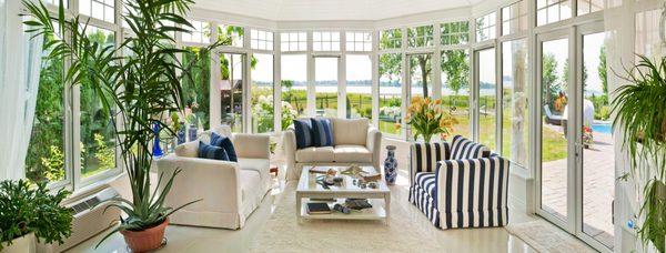 White Aluminum and Windows