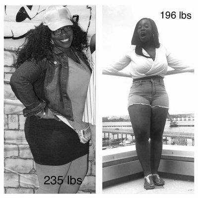 My Client Monica W June 2020 to August 2020. She is an online/virtual client. This is a 3 month result and we're still going.