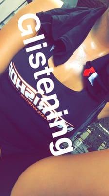 Mad sweaty thanks to MikeS easy work out