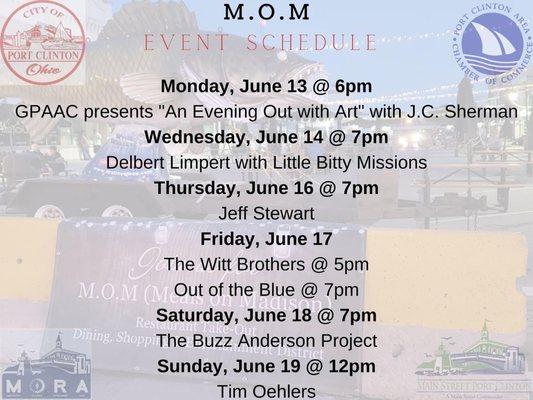 From their FB page is the best way to see the event schedule. June 2022 #UpCloseSavor XP