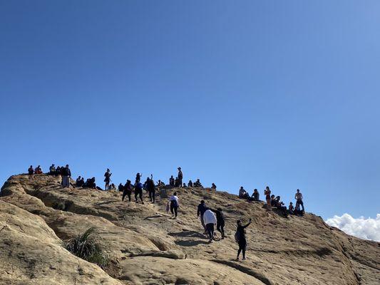 Team enjoying our first hike with f the year
