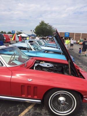 At the corvette club car show on 8/10/14