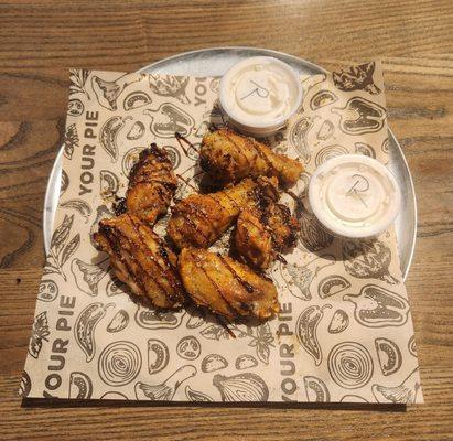 6 pc. Lemon Pepper Baked Wings