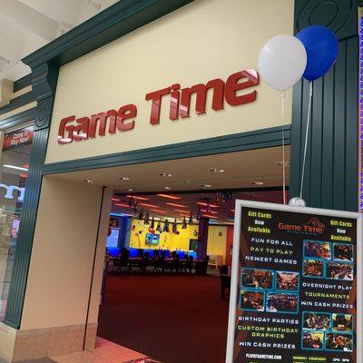 Entrance to Game Time.