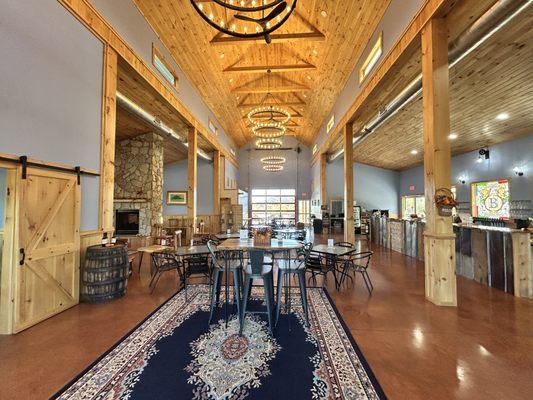 Plenty of room inside for you to relax and enjoy our wines