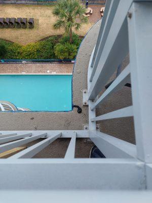 Condom thrown on our balcony