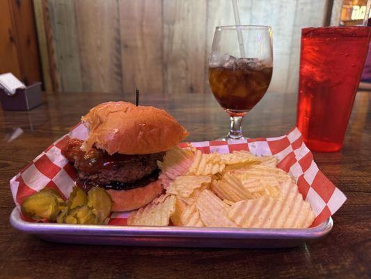 America's Best Burger and a Dirty Dr Pepper