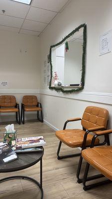 Decorated for the holidays